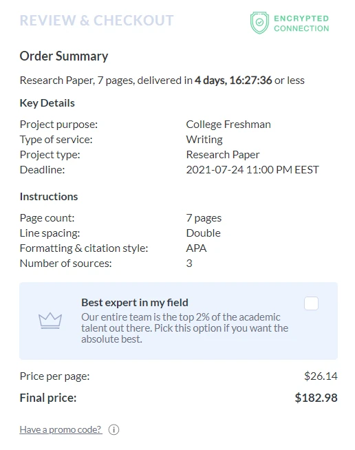 AssignmentGeek checkout